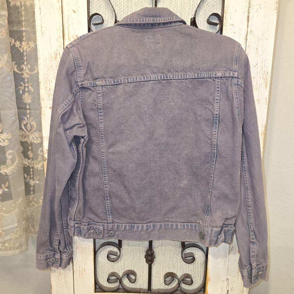 American Eagle Outfitters Lavender Denim Jacket - Picture 6 of 10